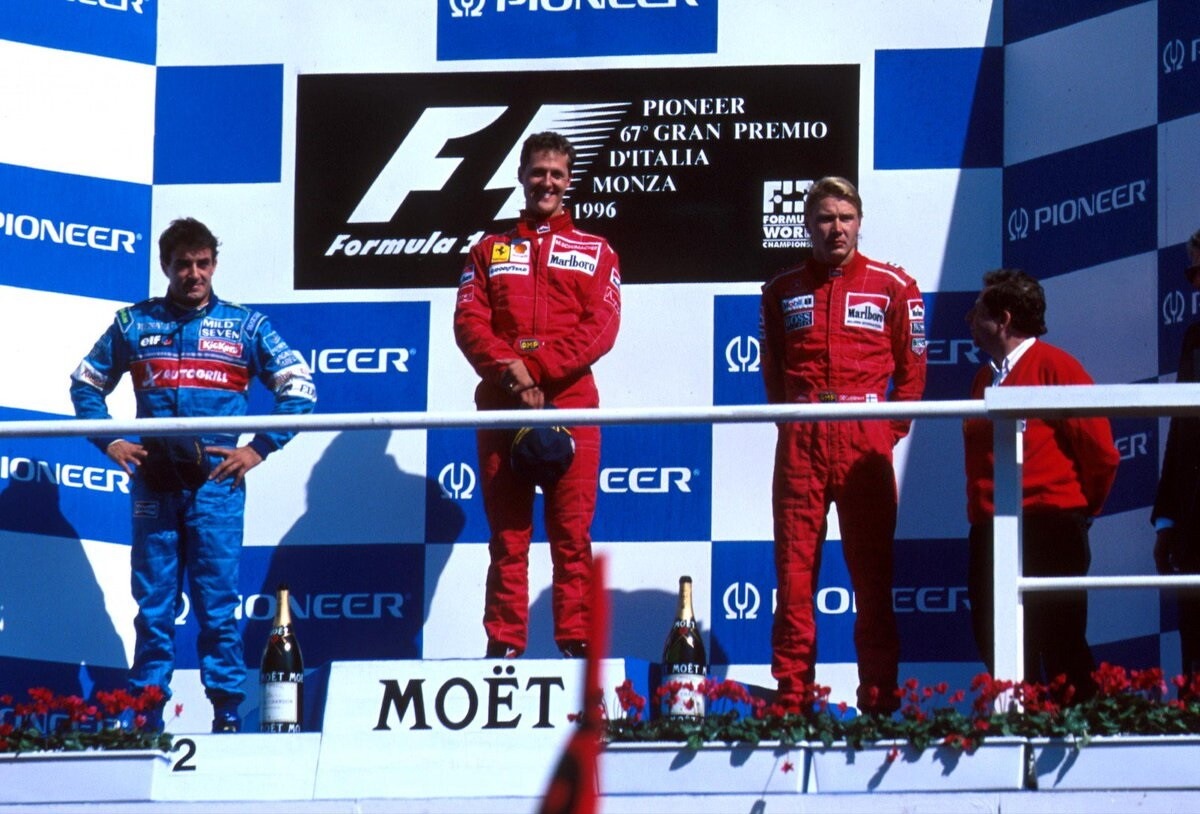 Michael Schumacher e la prima vittoria a Monza con la Ferrari