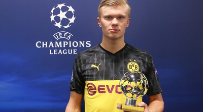 Lo scatto di Haaland