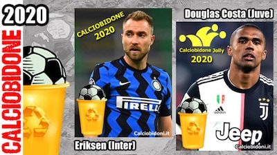 L’equivoco Eriksen sugli scudi: è lui il ‘Calciobidone’ 2020