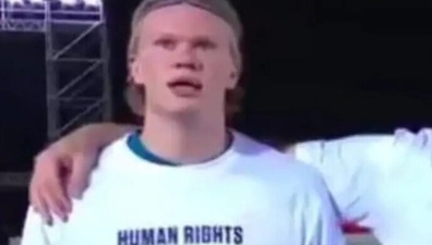 Il messaggio di Haaland