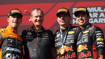 F1 Ungheria: vince Verstappen, Norris e Perez sul podio