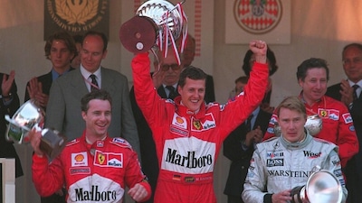 Schumacher, Irvine e la prima doppietta Ferrari a Montecarlo