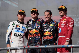 F1 Austin: vince Verstappen, Norris e Leclerc sul podio
