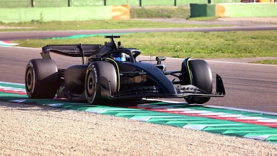Sergio Perez e il test Cadillac di Imola