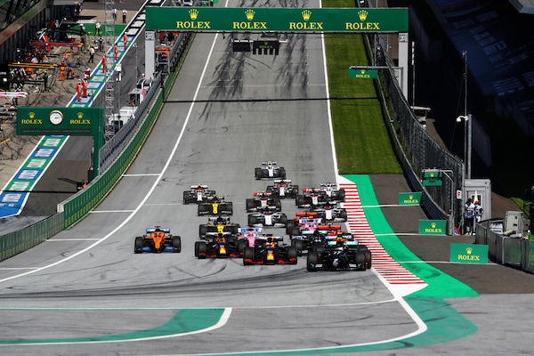 F1, Gp Stiria: gli orari TV di Sky e TV8