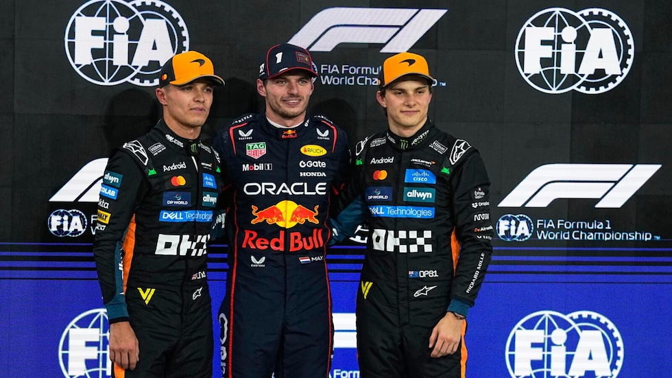 F1 Abu Dhabi: Verstappen in pole davanti a Norris e a Piastri